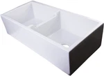 Alfi Brand AB3918DB 39" Double Basin Thick Wall Farmhouse - White. Fixed Price $1300.71.