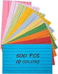 Index 500PCS, 3 Inches Ruled Cards, Colored Flash. Fixed Price $22.99.