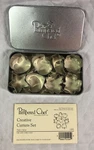 Pampered Chef 1095 Creative Cutters Set W/tin Mini Cookie Fruit Cheese. Fixed Price $6.00.