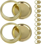 24PCS/12 Sets Regular Canning Lids For Ball, 70MM Mouth, Gold. Fixed Price $16.70.
