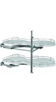 Rev-a-shelf 5372-21-L Gray Two-tier "cloud" Optimizer For 21" Left Opening. Fixed Price $420.99.