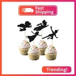 Gyufise 24 Pack Black Glitter Never Grow Cupcake Toppers Pan. Fixed Price $10.09.