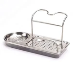 Oxo Good Grips Stainless Steel Sink Caddy, Gray, Single. Fixed Price $30.38.
