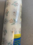 Vintage 1989 Rubbermaid Stitch Rose Self Adhesive Shelf Liner Contact Paper. Fixed Price $9.00.