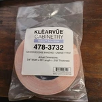 Cabinet Trim Adhesive End Banding, Stoten Brite White 478-3732, 3/4IN X 35FT. Fixed Price $19.95.