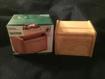 New Lipper Beechwood Wooden Recipe Box - Plantation Grown. Fixed Price $19.99.
