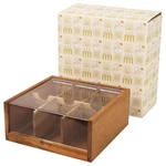 Htb Acacia Wood Tea Bag Organizer Storage, Gift Box 6 Compartments Chest .... Fixed Price $35.65.