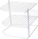 2215VC Ybmhomes 3 Tier Corner Helper Shelf, 9" D X 8" H, White. Fixed Price $25.32.