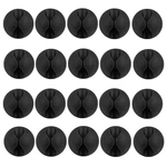 20 Pack Black Silicone Cable Clip Holders, Self Adhesive Wire Management, Wel.... Fixed Price $12.52.