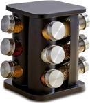Revolving Spice Rack Organizer With 12 Jars, Countertop Seasoning Tow. Fixed Price $54.99.