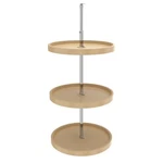Rev-a-shelf Polymer Full-circle 3-SHELF Lazy Susans 38" Corner Wall Cabinets. Fixed Price $40.99.