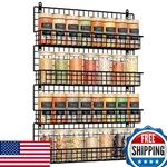X-cosrack 4 Pack Spice Wall Mount Upgraded Connectable Seasoning Organizer. Fixed Price $74.63.