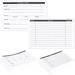 Client Profile Cards For Businesses & Stores (6 X 4 Inches, White, 100 Pack) .... Fixed Price $22.27.