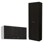 Home Square 2-PIECE Set With Two-door Pantry Cabinet & Wall. Fixed Price $418.98.