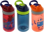 3 Pack Contigo Kids Spill Proof Water Bottles 14OZ Cardinal Nautical Nectarine. Fixed Price $29.99.