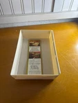 Rubbermaid Vintage Interlocking Drawer Organizer 2916 Beige 9X6X2 Nos. Fixed Price $20.00.