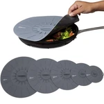 Basic Haus Microwave Cover Silicone Lids - Set Of 5: 6, 8, 10, 12 And 13.8 In.... Fixed Price $64.03.
