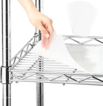 Set Of 10 Wire Shelf Heavy Duty Liners Packed Flat For Shelving. Fixed Price $63.99.