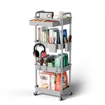 Sorgion 4 Tier Rolling Cart Organizer Craft Diaper Bedside Snack Laundry Roo. Fixed Price $44.80.