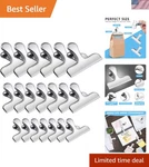 Chip Clips, 20 Pack Metal Bag Stainless Steel Clip, Heavy Duty Fo.... Fixed Price $24.94.