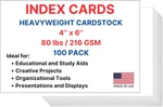 Index Cards, 4X6 Inches, Blank On Both Sides, White, 100 Count Durable Cardsto. Fixed Price $11.99.