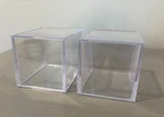 ULTRA-PRO-2PC Clear 150 Card Storage Box 3X 4X. Fixed Price $5.25.