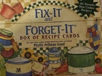 Fix-it & Forget-it Box Of Recipe Cards Misc. Supplies By Good, Phyllis. Fixed Price $10.00.