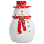 Gibson Home Jolly Plenitude 7.5" Snowman Cookie Jar. Fixed Price $46.17.