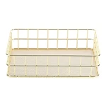 Tomotato Wire Mesh Basket, Multifunctional Golden Iron Storage Large,. Fixed Price $26.62.