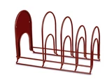 Cuisinel Heavy Duty Pan And Pot Organizer - Tier Rack 15 Inch Red. Fixed Price $62.19.