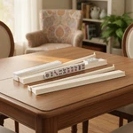 4PCS Mahjong Racks With Pushers White, American All-in-one Tile. Fixed Price $27.99.