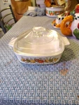 Corning Ware A-1-B Quart Echalote Spice Of Life Casserole Dish Wlid Preloved. Fixed Price $950.00.