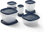 Rubbermaid Easy Find Food Storage Containers With Vented Lids, 26 Piece Set. Fixed Price $21.06.