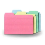 48-PACK Find FT07218 It Tabbed Index Cards 6 Inches Assorted. Fixed Price $15.57.