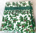 Rare Vintage Lillian Vernon 61774 Vinyl Christmas Tree Storage Bag Holly New. Fixed Price $89.99.