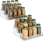 3-TIER Plastic Spice Rack Cabinet Shelf Organizer Kitchen Pantry (2-PACK). Fixed Price $46.99.