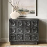 Uttermost Shelby 2 Door Ebony Stained Cabinet. Fixed Price $1598.40.
