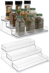 3-TIER Plastic Spice Rack Cabinet Shelf Organizer Kitchen Pantry (2-PACK). Fixed Price $45.99.