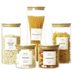 Hhmjsm Pcs Glass Food Storage Containers With 132 Pantry Large, 5-PACK. Fixed Price $46.06.