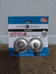 = Inter Design Hooks Affixx Strong Hold Damage Free Clean Removal Peel Stick. Fixed Price $8.00.