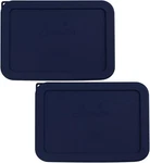 6 Cup Rectangle Silicone Storage Cover Lids Replacement For Pyrex 7211-PC Glass. Fixed Price $16.95.