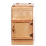 Dolls House Light Oak 1920'S Door Ice Box Miniature 1:12 Kitchen Furniture. Fixed Price $42.98.