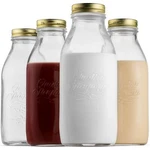 Bormioli Rocco Quattro Stagioni Bottle 33.75 Oz - Set Of 4. Fixed Price $49.99.