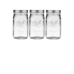 1 Pack Glass Mason Jars Wide Mouth Quart Size 32 Ounce Canning Pickling. Fixed Price $33.99.