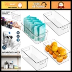 Clear Pantry Storage Bins - Pack Organizer, 14" X 7" 3.75", Kitchen & Home. Fixed Price $45.99.
