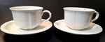 Villeroy & Boch Cup And Saucer Set Manoir 1748 White 2 Porcelain. Fixed Price $32.00.