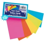 Pacon PAC1720 Index Cards, 3" 5", Unruled, Bright Colors, Pack Of 100. Fixed Price $17.29.