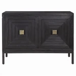 Uttermost Aiken 2-DOOR Contemporary Iron And Wood Cabinet Ebony Black. Fixed Price $1356.00.