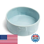 Park Life Designs Ceramic Dog Bowl Blue Small Durable Food And Water Dish. Fixed Price $41.36.