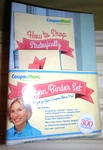 Mom! Binder And Extras Holds 300 Coupons Set Nip - Blue Stripe. Fixed Price $12.99.